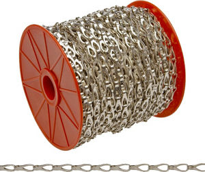 3 Chrome Plated Sash Chain 82 Foot 0713027 by Campbell Chain Best Price