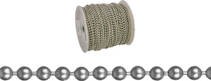 164 Foot Chrome Plated Ball Chain 0713627 by Campbell Chain Best Price