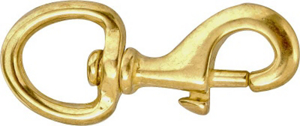 Bolt Snaps Swivel Round Eye Peg Hook Polished Solid Bronze 1 Inch T7625124 by Campbell Chain
