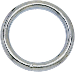 1 1/2 Inch Nickel Welded Ring #3 T7665042 by Campbell Chain