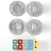 4 Pack Black Electric Burner Knob CPR404 by Lux Products Best Price
