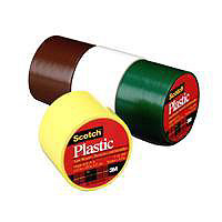 Scotch White Colored Plastic Tape 1 1/2 By 125 Inch 191WHT by 3M