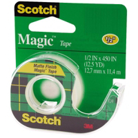 Scotch Magic Transparent Tape 1/2 By 450 Inch 104 by 3M