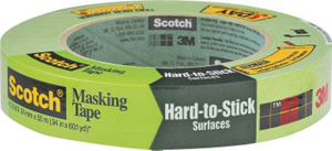 Scotch Masking Tape For Hard To Stick Surfaces Green 1 Inch By 60 Yards 2060-1A by 3M Best Price