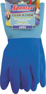 Clean N Chem Large Blue Heavy Duty Latex Glove 74042 by Spontex Best Price