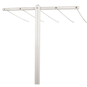 96 Inch Clothesline Steel Post FT-30 by Household Essentials Best Price