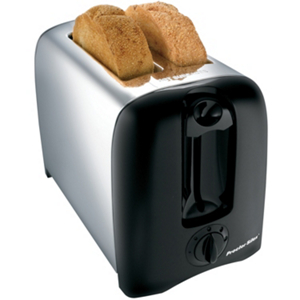 2 Slice Black Chrome Toaster 22608 by Hamilton Beach Best Price