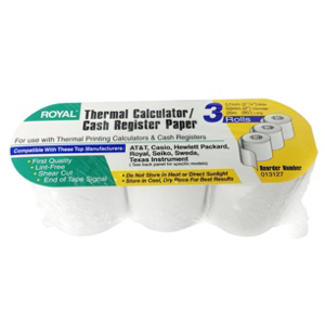 2 1/4 Inch By 85 Foot Thermal Paper 013127 by Royal Consumer Best Price