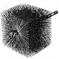 Chimney Sweep Square Chimney Brush 6 Inch 16506 by Rutland Products Best Price