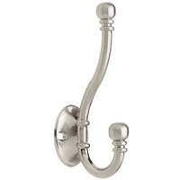 Satin Nickel Coat and Hat Hook 69061 by Brainerd by Liberty Hardware Best Price