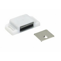 2 1/4 Inch White Heavy Duty Magnetic Catch C080X0V-W-P2 or 69197 by Brainerd by Liberty Hardware Best Price