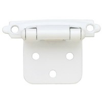 White Self Closing Overlay Hinge 2 Pack H0103AV-W-O2 or 69204 by Brainerd by Liberty Hardware Best Price