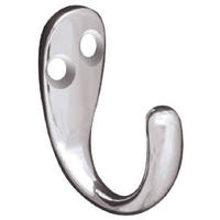 Polished Chrome Single Prong Robe Hook B59103G-CHR-C7 or 69280 by Brainerd by Liberty Hardware Best Price