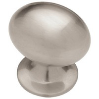 Knob Hill Football Cabinet Knob Brushed Satin Nickel PN0393V-BSN-C or 69365 by Brainerd by Liberty Hardware Best Price