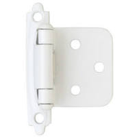 10 Pack 3/8 Inch White Overlay Hinge H0103AV-W-D or 81464 by Brainerd by Liberty Hardware Best Price