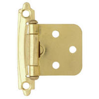 Brass Overlay Kitchen Cabinet Hinge Value Pack H0103BV-BP-D or 81466 by Brainerd by Liberty Hardware Best Price