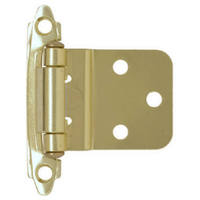 Liberty Hardware H0104AV-BP-D or 81468 Brainerd Polished Brass 3/8 Inset Hinge Kitchen Cabinet Hinge Value Pac