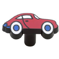 Race Car Cabinet Knob Red PBF952Y-RED-C7 or 83976 by Brainerd by Liberty Hardware