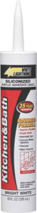 White Kitchen Bath Adhesive Sealant 02510 by White Lightning Best Price