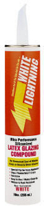 Siliconized Latex Glazing 08012 by White Lightning Best Price