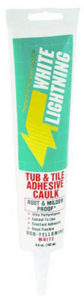 Kitchen and Bath Adhesive Caulk Interior 50512 by White Lightning Best Price