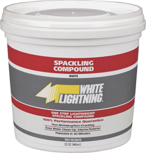 Spackling Compound Lightweight 1/2 Pint 60512 by White Lightning Best Price