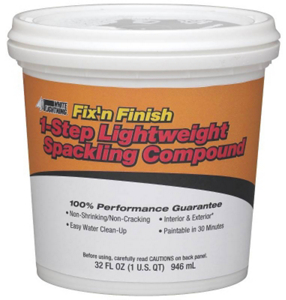 Spackling Compound Lightweight 1 Quart 60520 by White Lightning Best Price
