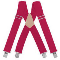 2 Inch Red Heavy Duty Suspenders 110C by Rooster Group Best Price