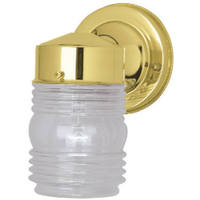 Polished Brass Jelly Jar Fixture 66884 by Westinghouse Lighting