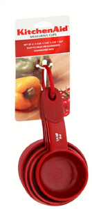 4Pc Red Meas Cup Set KAT058ER by Lifetime Brands Best Price