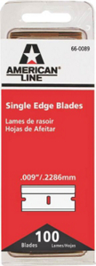 American Line #9 Razor Blades Single Edge High Carbon Surgical Steel 66-0089 by American Safety Razor Best Price