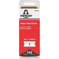 American Line 100 Pack  #9 Single Edge Razor Blades