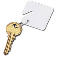 15 Pack White Replacement Blank Key Tags 0010 by Buddy Products Best Price