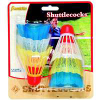 6 Plastic Shuttlecocks 3261/02 by Franklin Sports Best Price