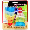 6 Plastic Shuttlecocks 3261/02 by Franklin Sports
