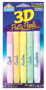3D Pearl Pen Assorted E654 by Elmers Products Best Price
