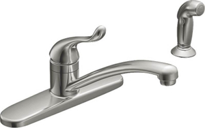1H Kitchen Faucet W Spray Chrm CA87530 by Moen Best Price