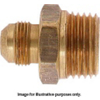 294M 3/8 Inch Od By 1/2 Inch Male Iron Pipe Half Union FRC13-6-8 by Brass Craft