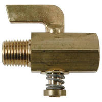 1/4 Inch Male Iron Pipe By 1/4 Inch Female Iron Pipe Gas Cock V402-4 by Brass Craft