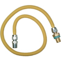 Stainless Steel 1/2 Inch Male By 1/2 Inch Male By 48 Inch CSSD44E-48 P by Brass Craft