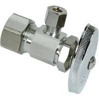 1/2 Compression By 1/4 Compression Angle Valve OCR09X C1 by Brass Craft