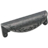 Botanica Inspirations Leaf Cup Cabinet Pull Wrought Iron Dark BP1582-WID by Amerock