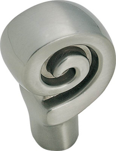 Accentz Swirlz Swirl Z Spiral Cabinet Knob Satin Nickel BP9339-G10 by Amerock Best Price