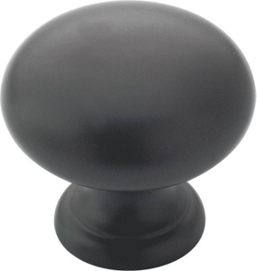 Basic Advantage Solid Brass Cabinet Knob Cabinet Knob Black Finish BP1950-NBZ by Amerock Best Price