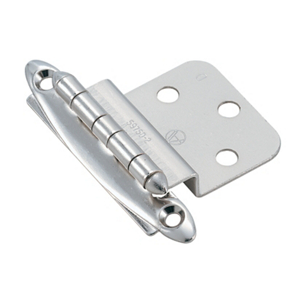 Modern Hinge 3/8 Inch Inset Pair Polished Chrome BP3417-26 by Amerock Best Price