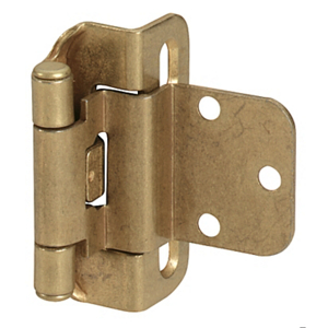 3/8 Inch Inset Wrap Hinge Pair Burnished Brass BP7565-BB by Amerock Best Price