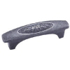 Botanica Vineyard New Royal Leaf Cabinet Pull Wrought Iron Dark BP4473-WID by Amerock