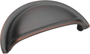 Advantage Solid Brass Cabinet Cup Pull Oil Rubbed Bronze Finish BP4235-ORB by Amerock Best Price