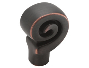 Accentz Swirlz Swirl Z Spiral Cabinet Knob Oil Rubbed Bronze BP9339-ORB by Amerock Best Price