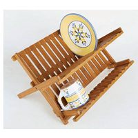 Bamboo Folding Dishrack 8813 by Lipper International Best Price